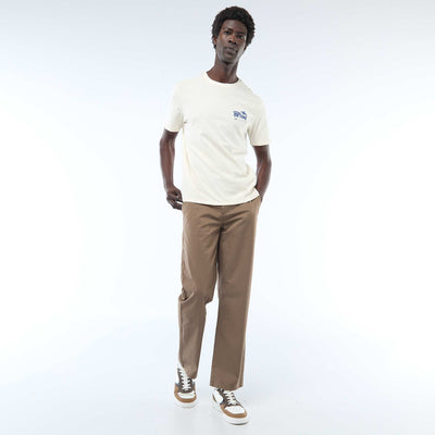 Regular Twill Trousers BROWN
