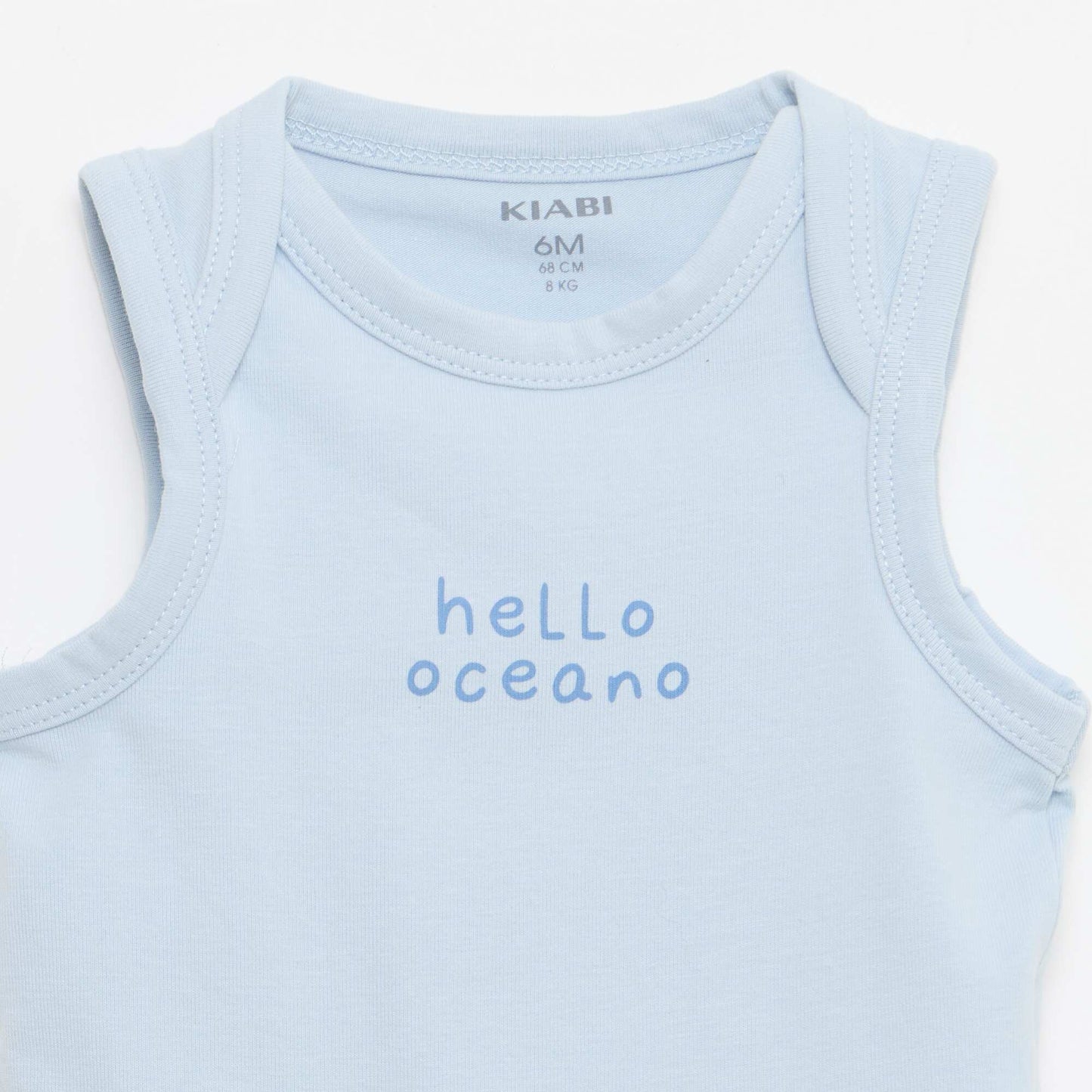2-piece set - bodysuit + shorts BLUE