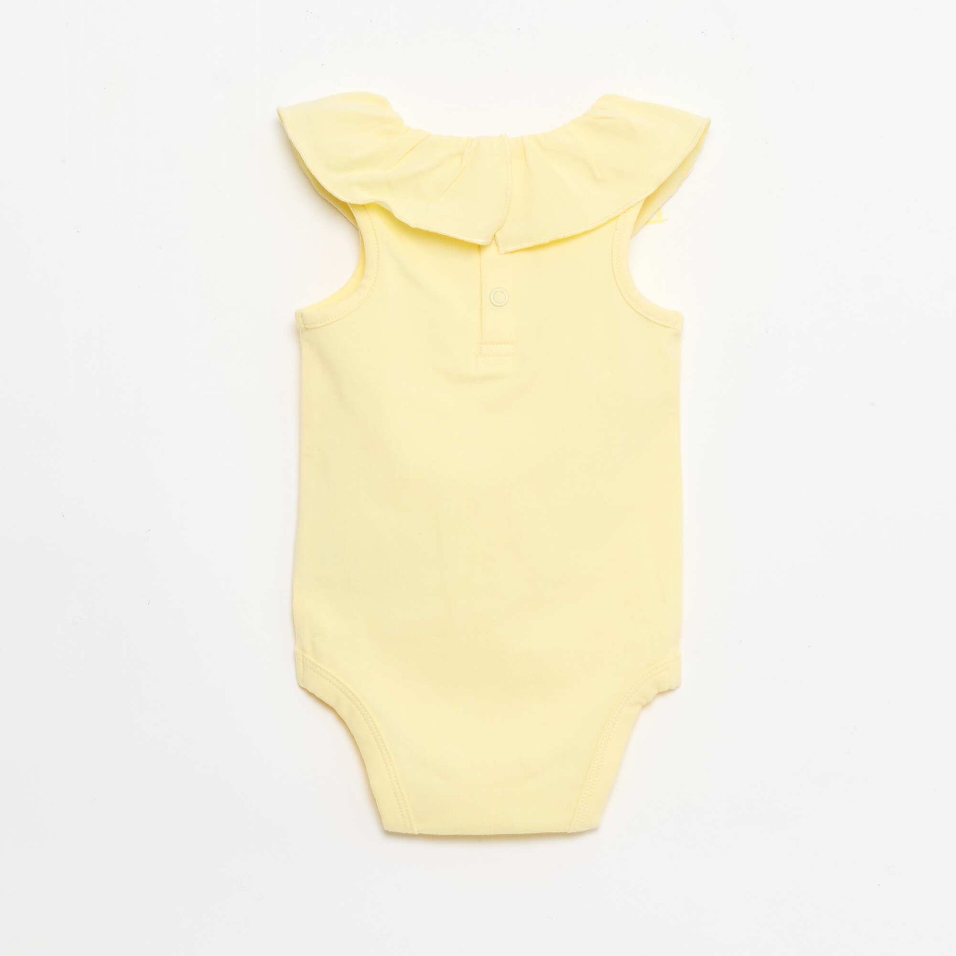 2-piece bodysuit + bloomers set YELLOW