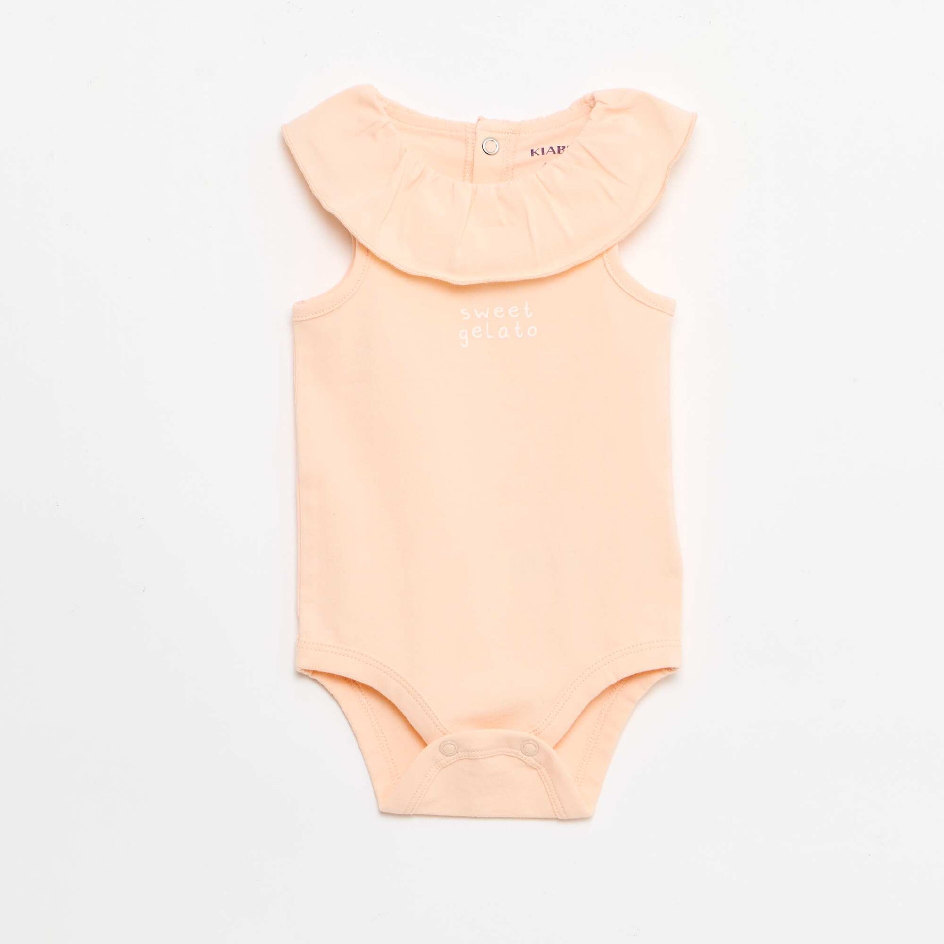 2-piece bodysuit + bloomers set PINK