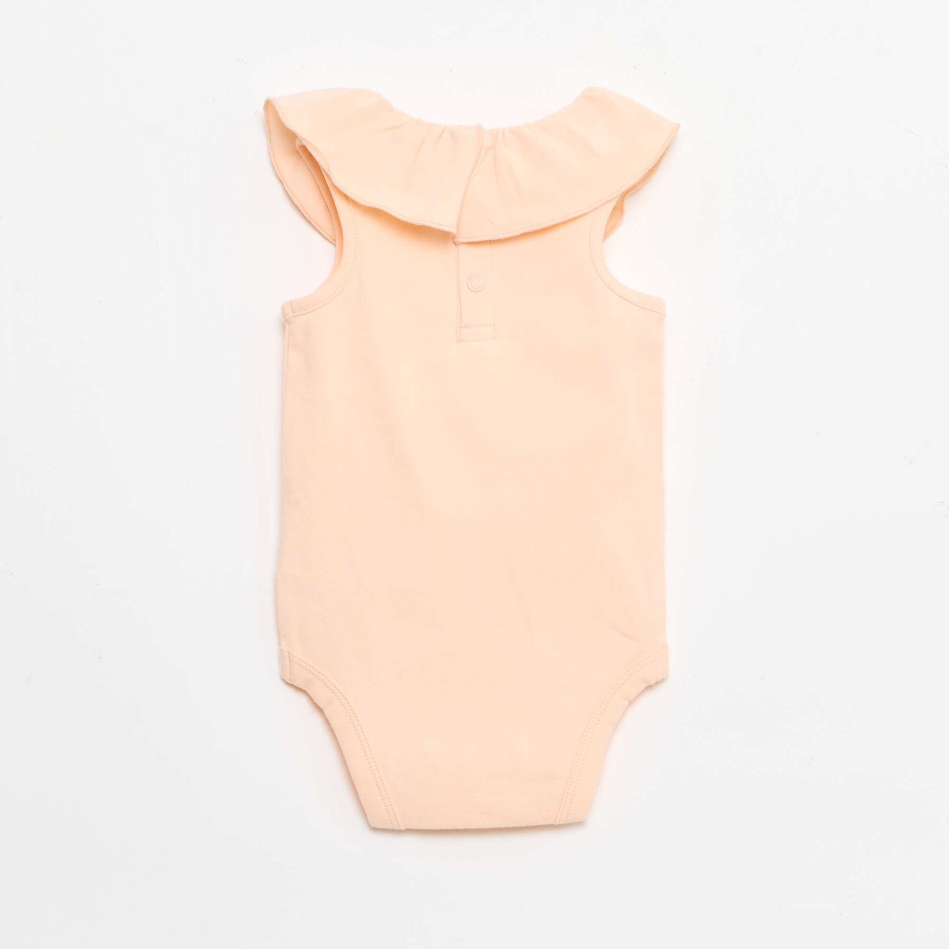 2-piece bodysuit + bloomers set PINK