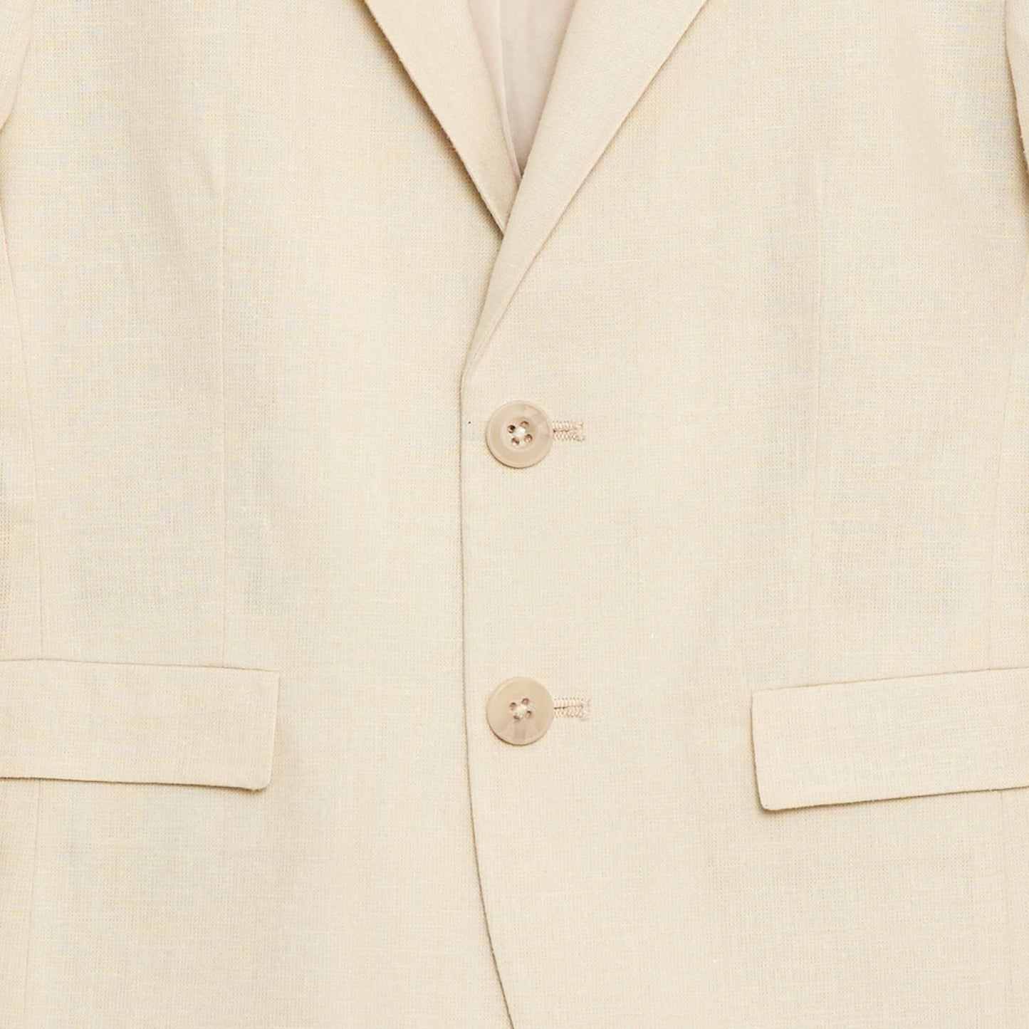 Plain Suit Jacket BEIGE