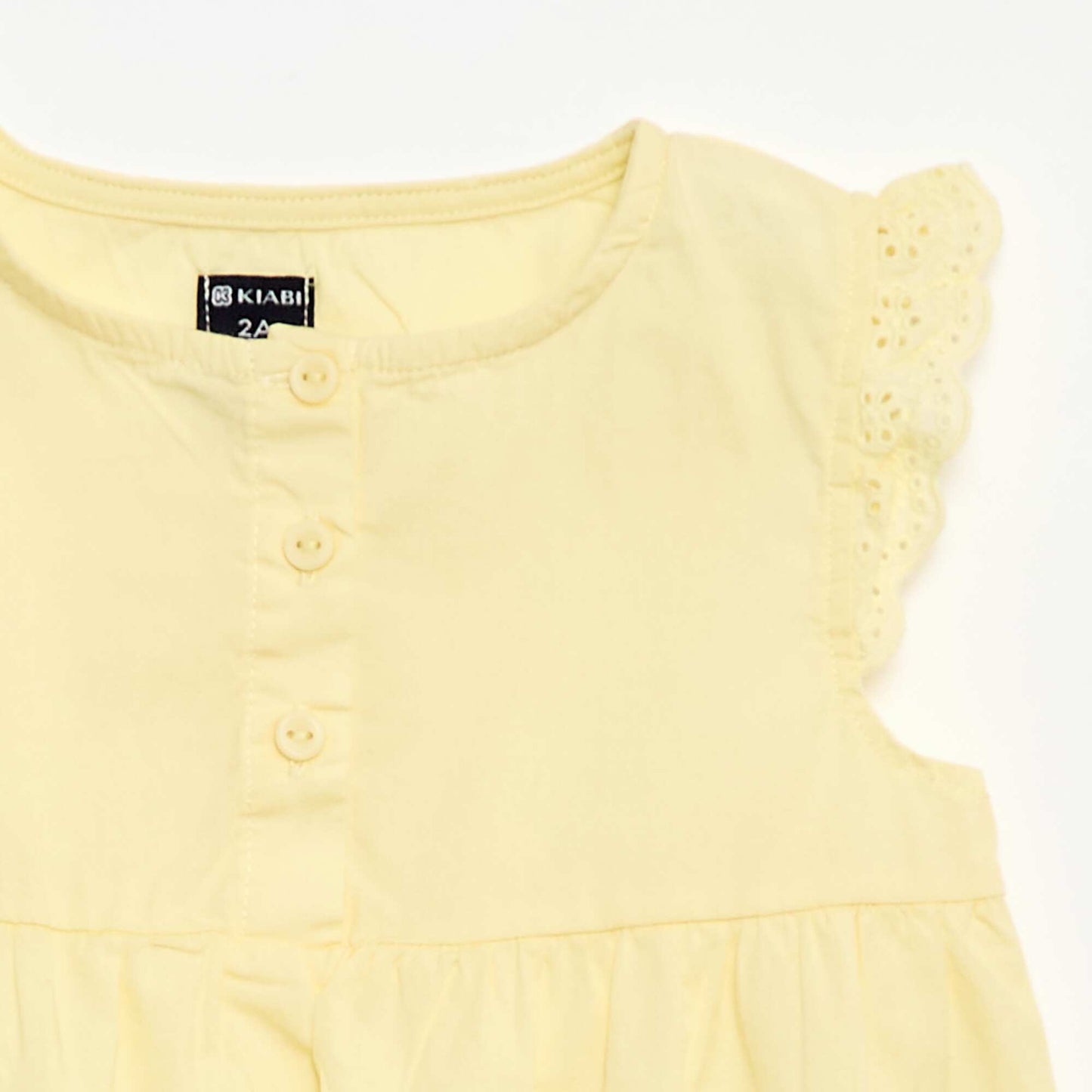 Short Tank Top and Shorts Pajama Set - 2 Pieces YELLOW