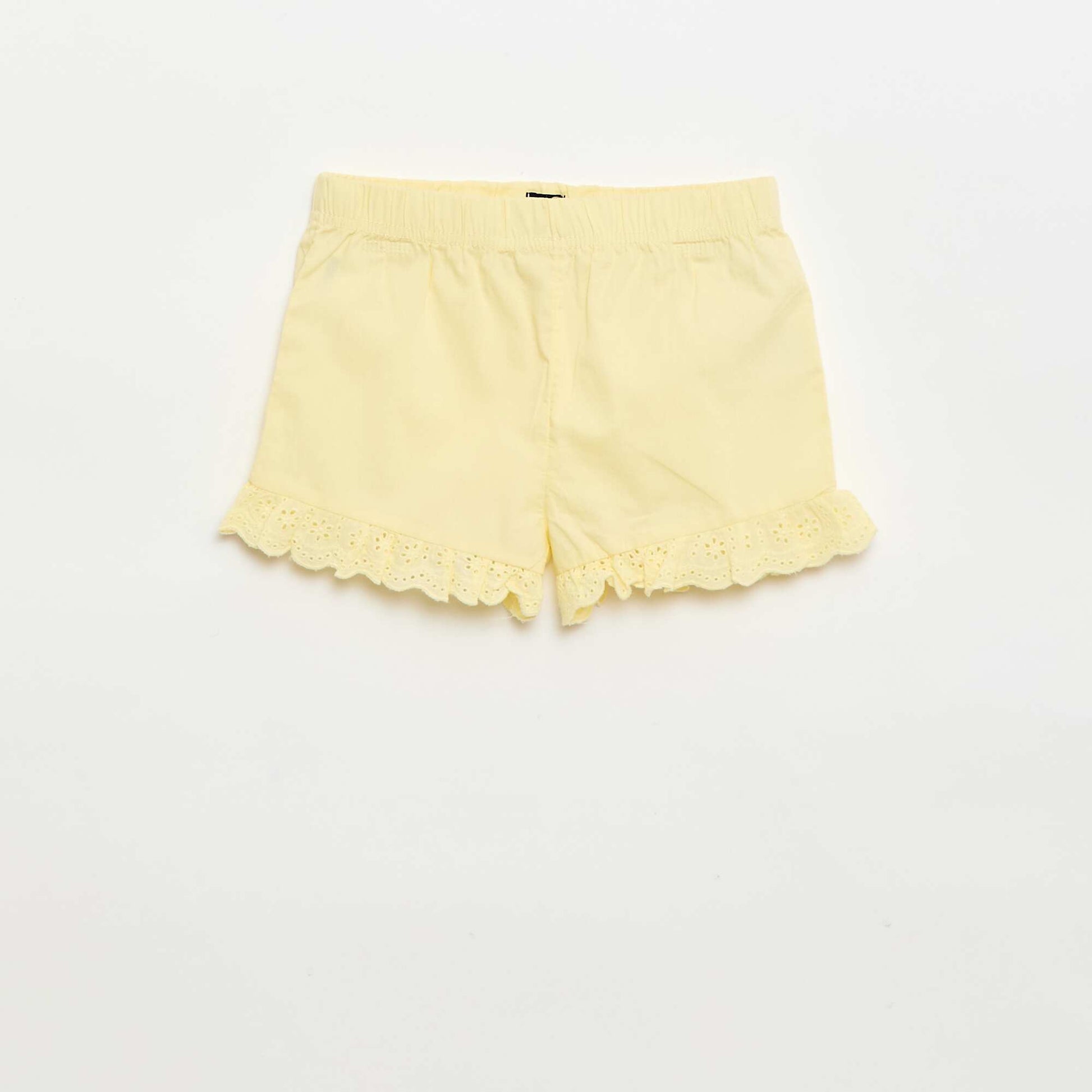 Short Tank Top and Shorts Pajama Set - 2 Pieces YELLOW
