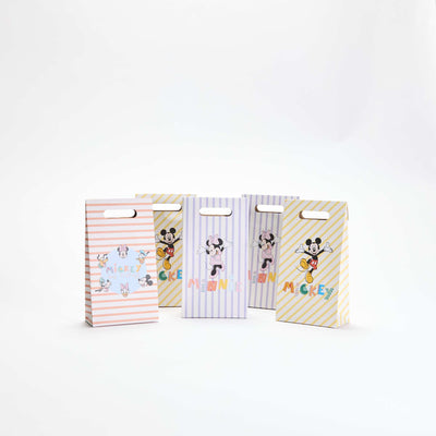 Set of 5 small gift bags PURPLE