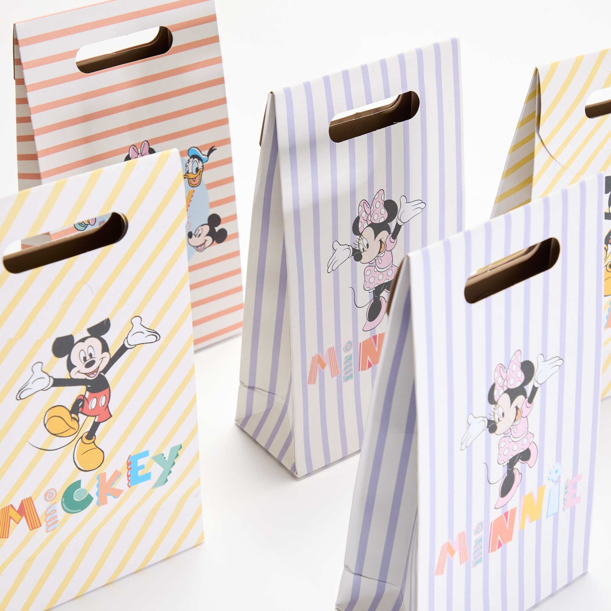 Set of 5 small gift bags PURPLE