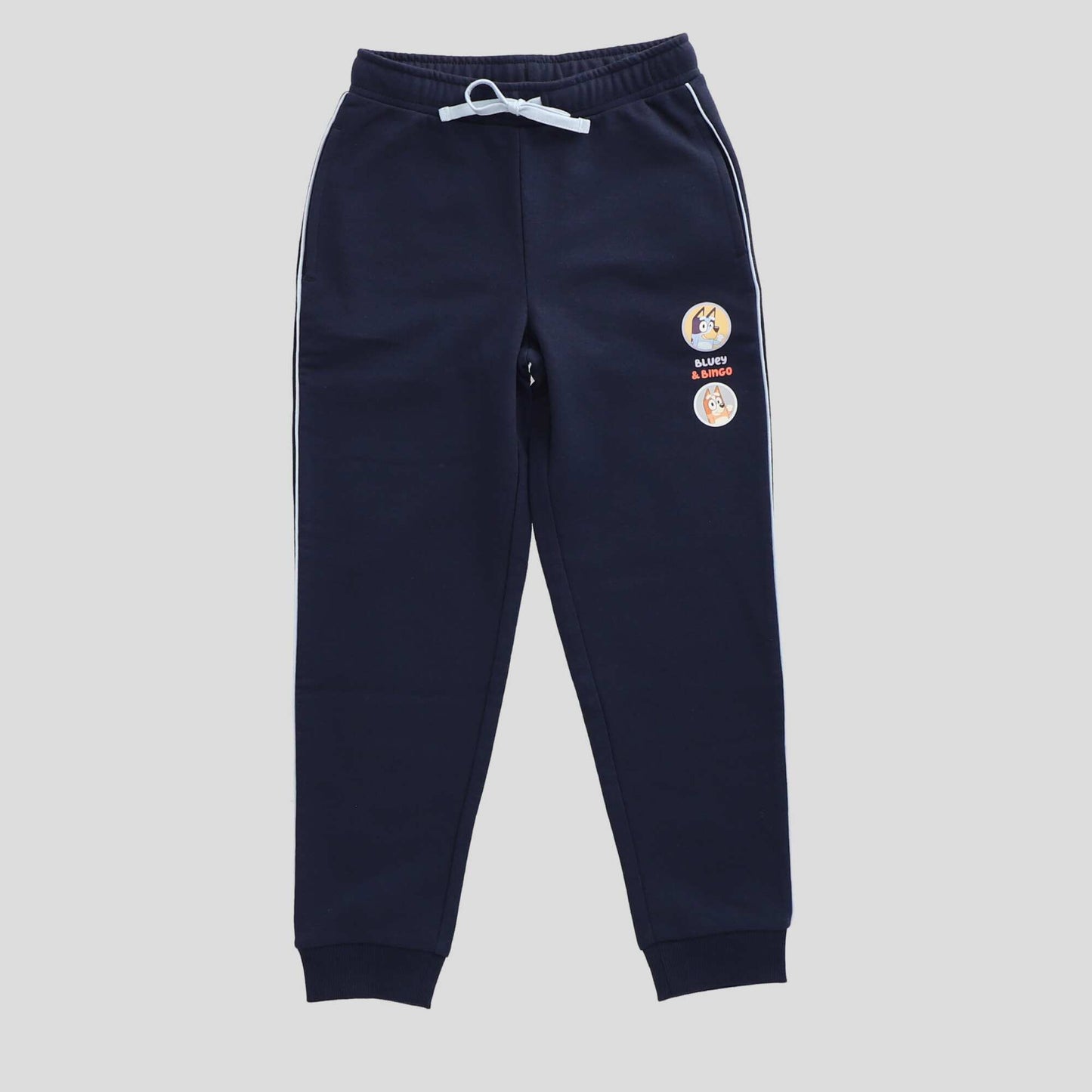 Bluey French Terry Cotton Joggers with Patch BLUE