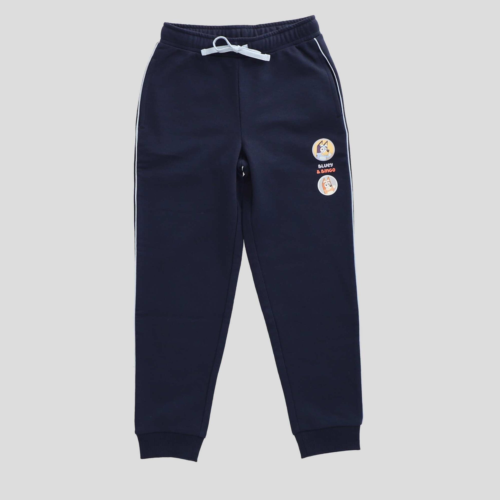 Bluey French Terry Cotton Joggers with Patch BLUE