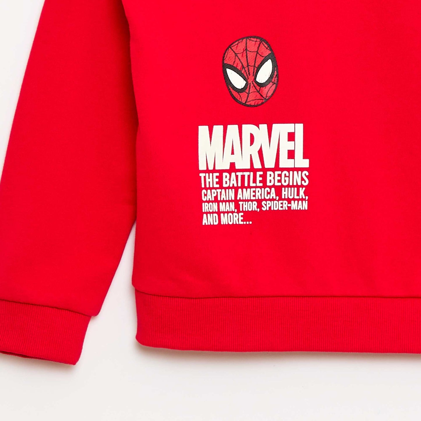 'Avengers' 'Marvel' Printed Sweatshirt RED