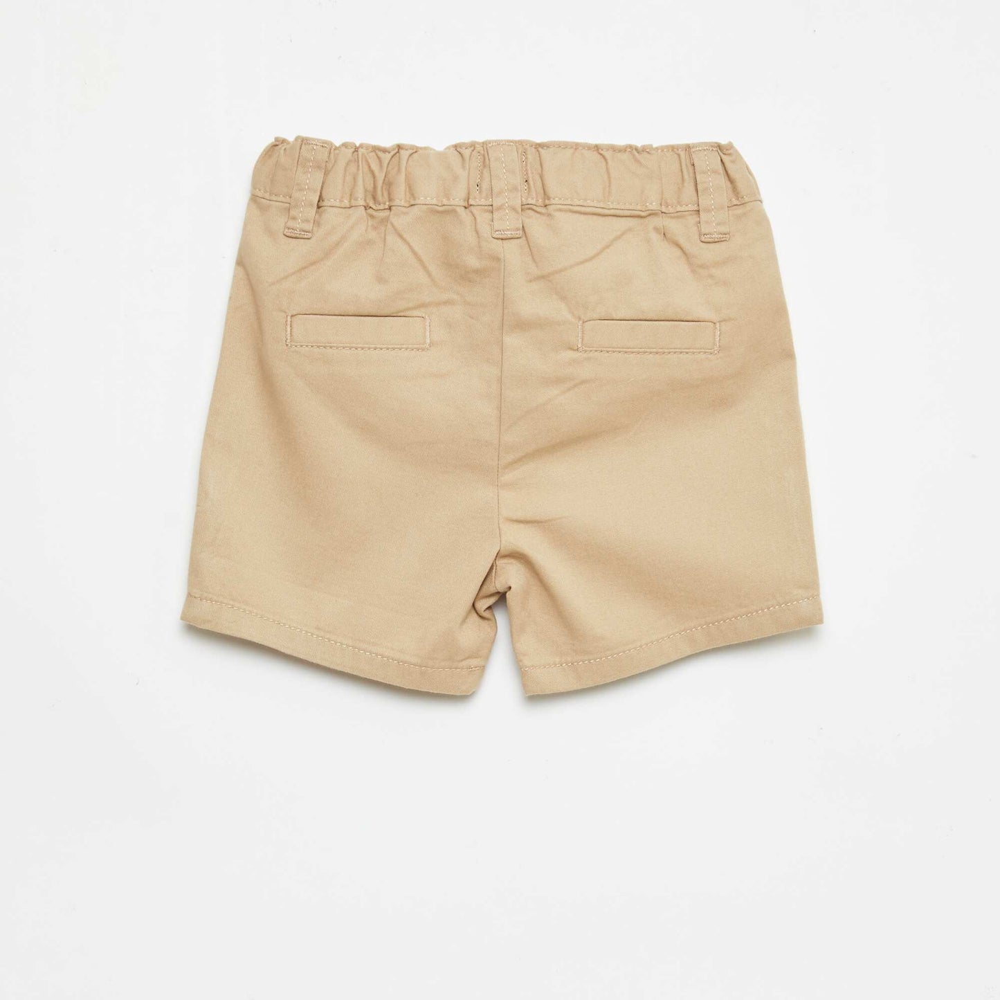 Chino Shorts with Adjustable Waist BROWN / MEDIUM BROWN