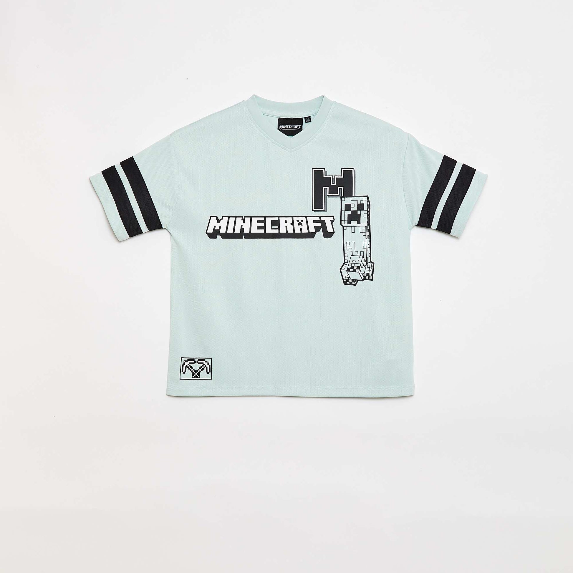 Minecraft Short-Sleeve Flowy Sports T-Shirt BLUE