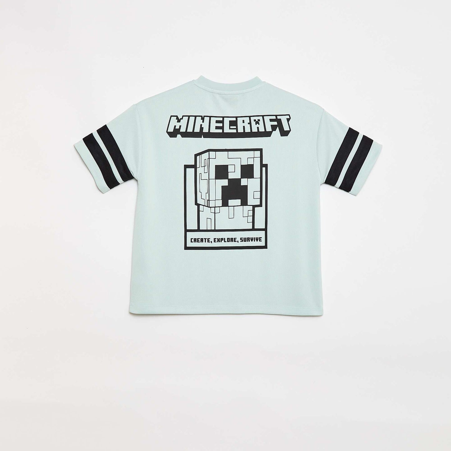 Minecraft Short-Sleeve Flowy Sports T-Shirt BLUE