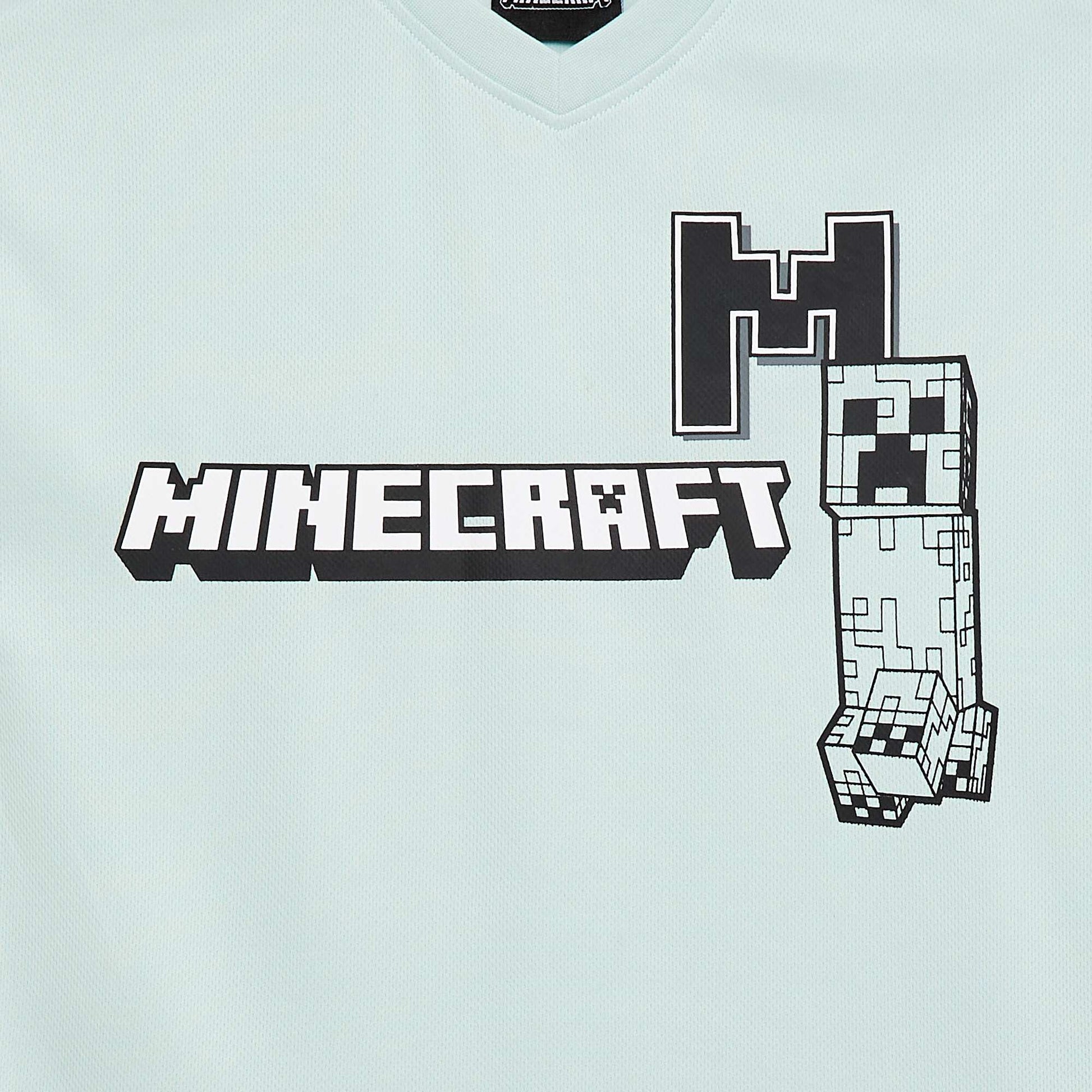 Minecraft Short-Sleeve Flowy Sports T-Shirt BLUE