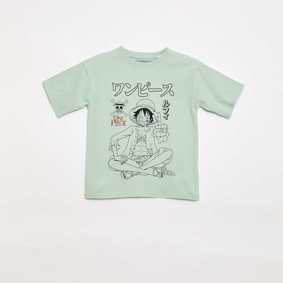 One Piece Short-Sleeve T-Shirt BLUE