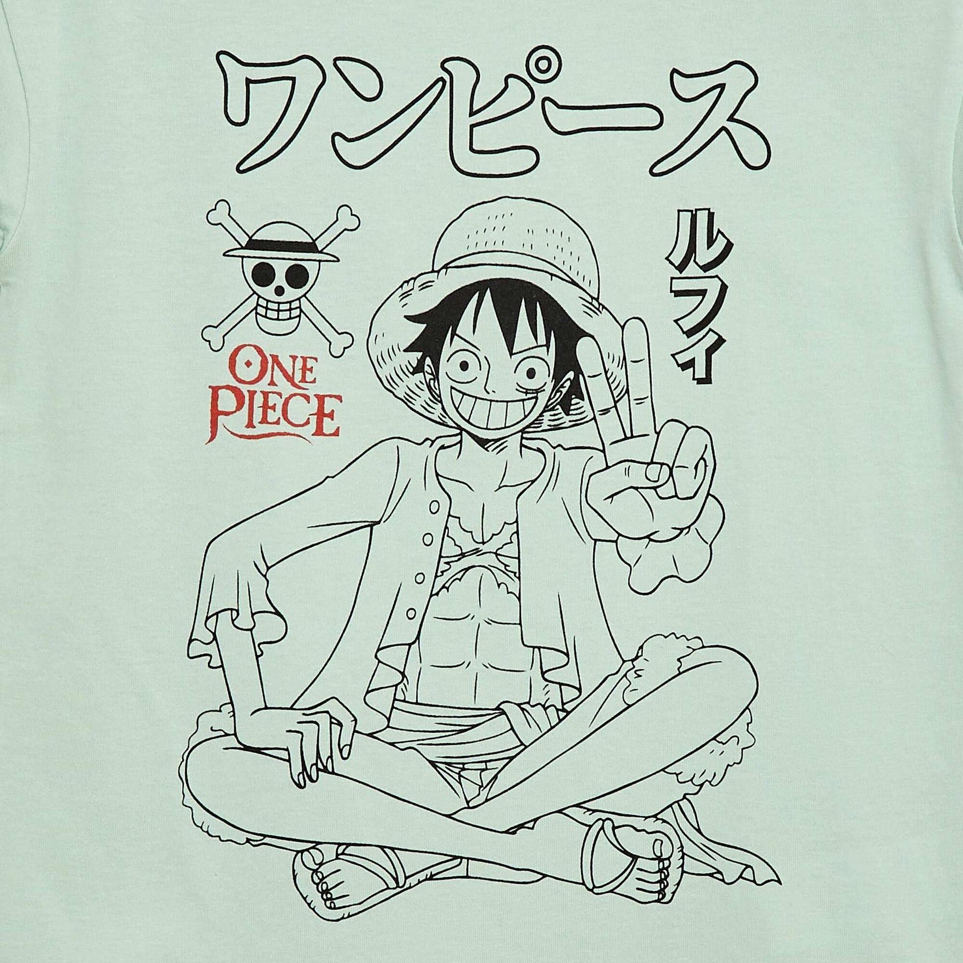 One Piece Short-Sleeve T-Shirt BLUE