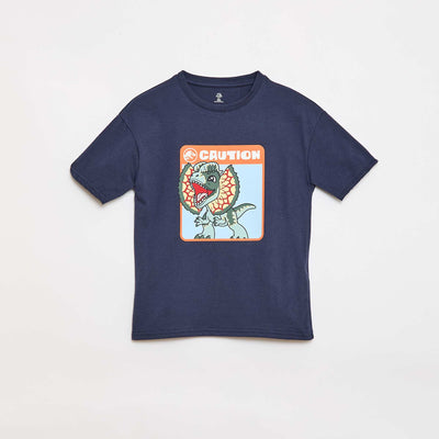 'Jurassic World' Short-Sleeved T-shirt BLUE