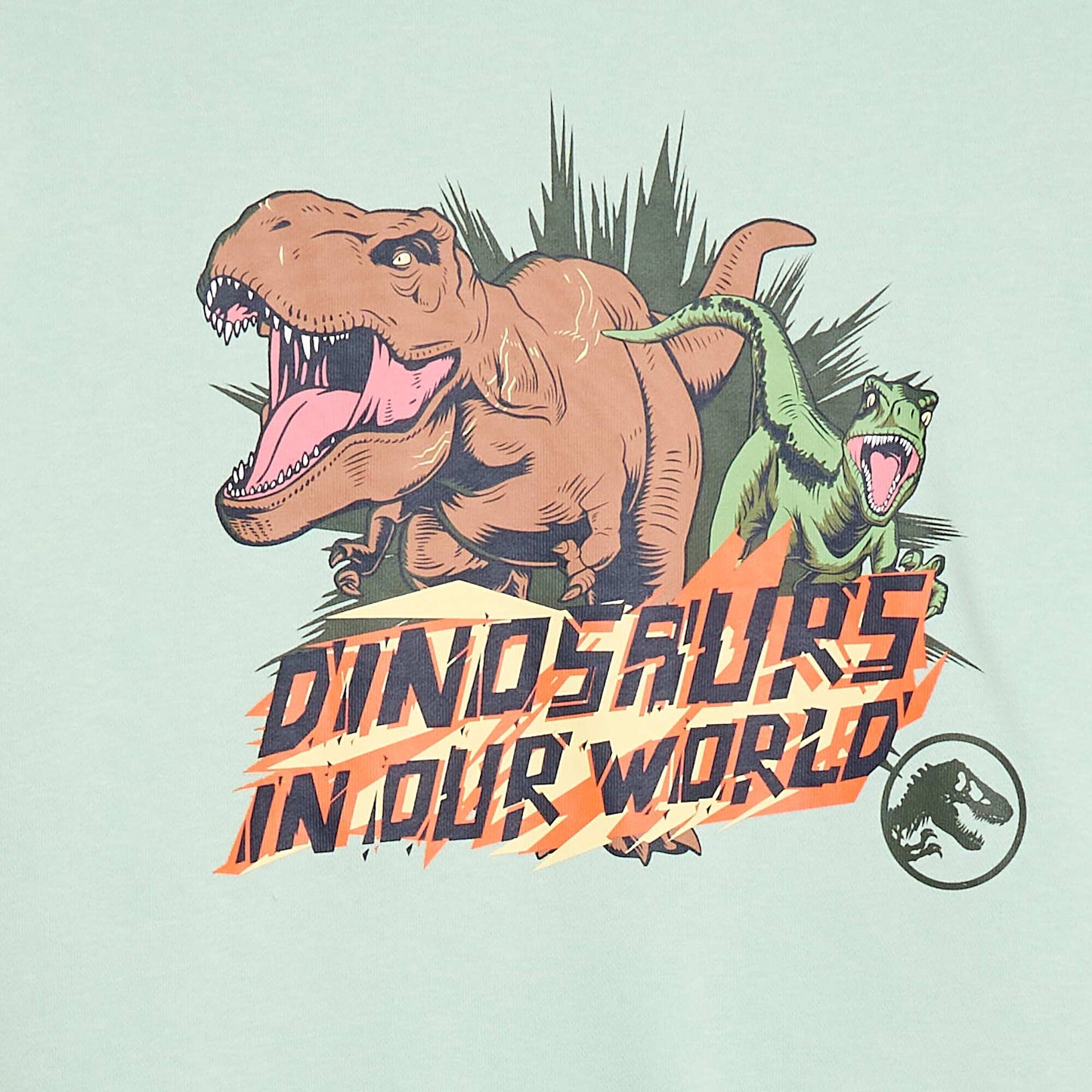 'Jurassic World' Crew Neck Sweatshirt GREEN
