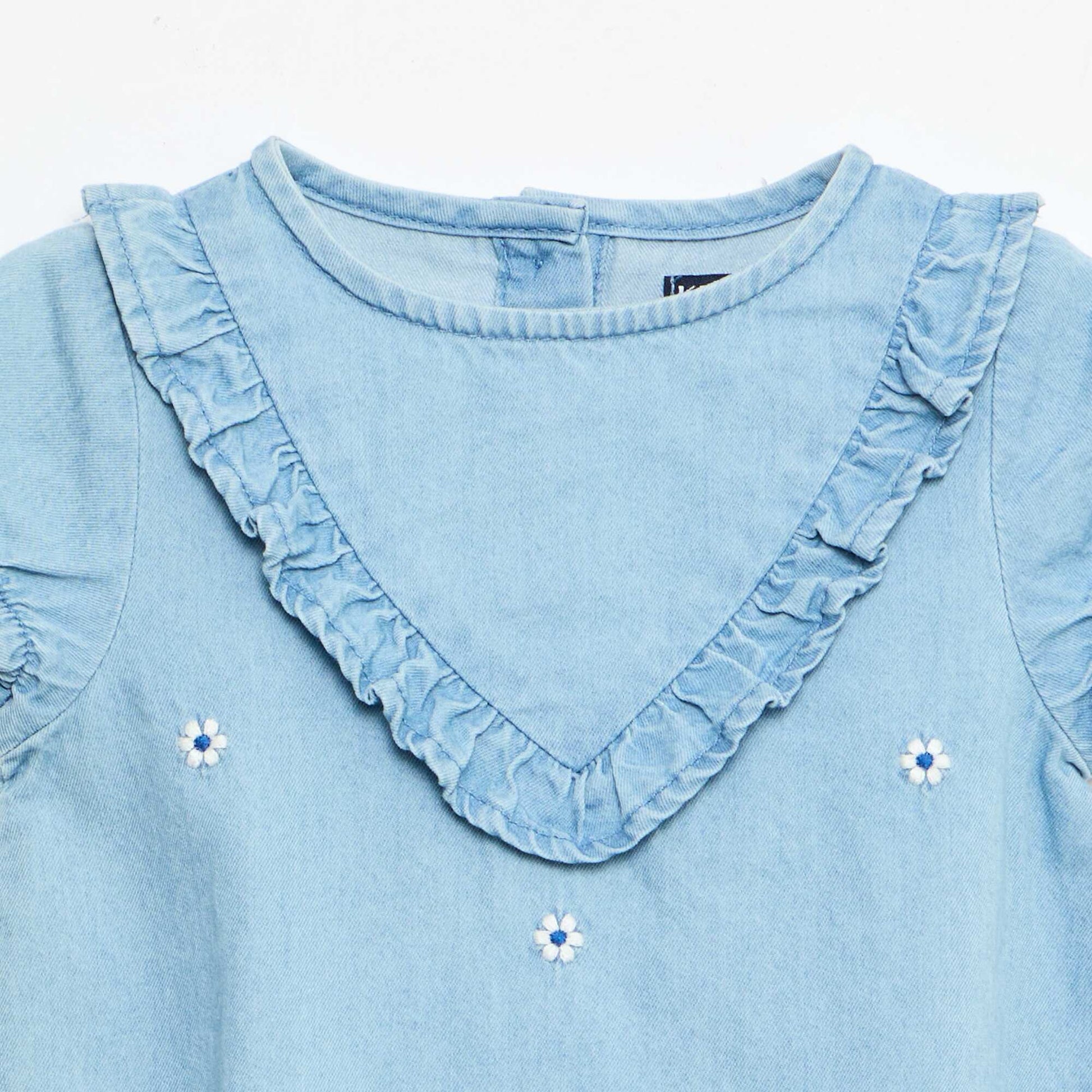 3-Piece Romper  Hat  and Socks Set BLUE