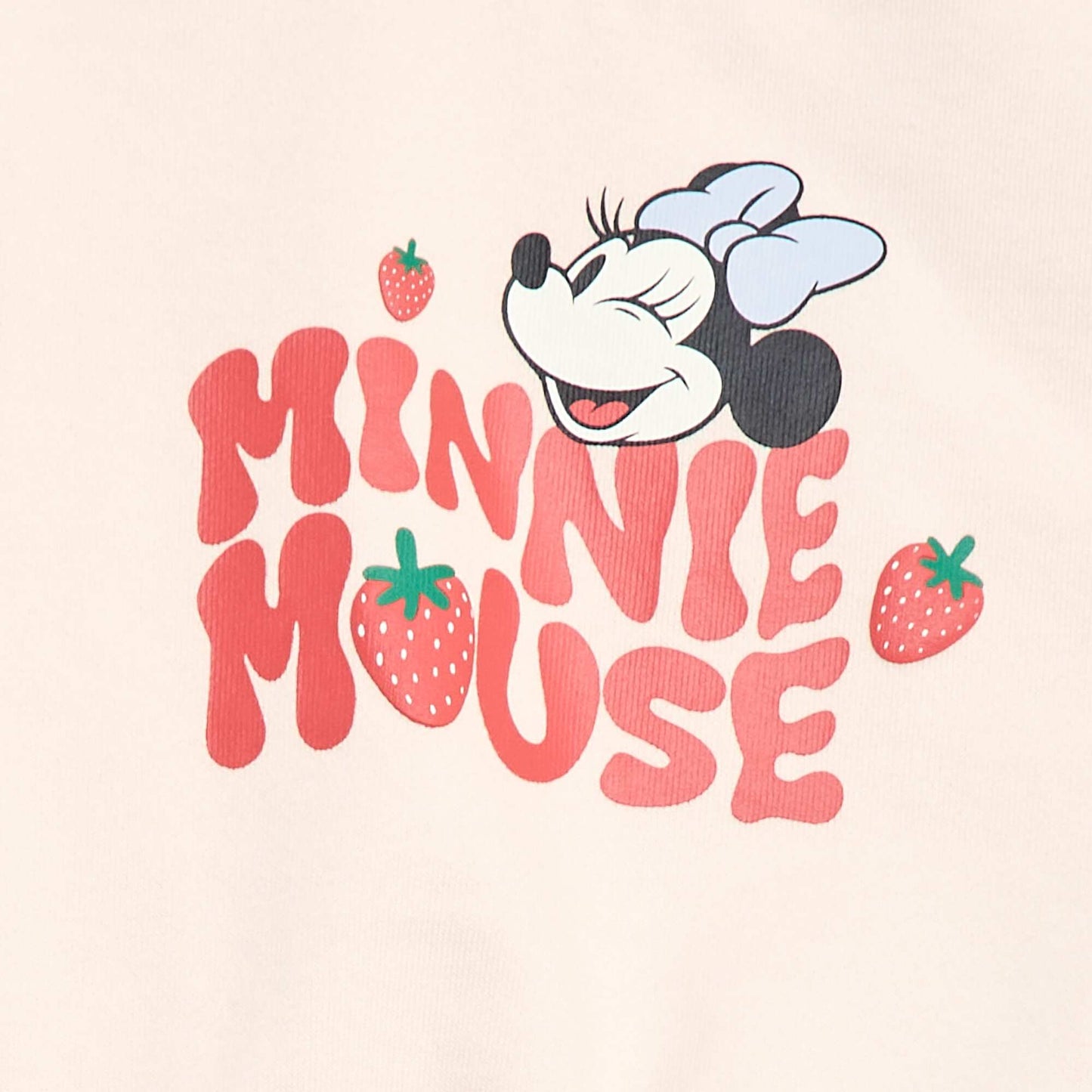 Minnie Disney Long-Sleeved Sweatshirt with Embroidered Ruffles PINK