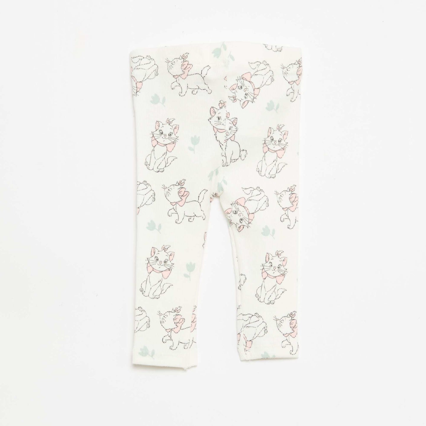 Ribbed 'Disney' Leggings WHITE
