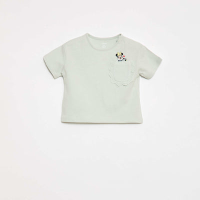Disney Short-Sleeve T-Shirt with Ruffled Pocket GREEN