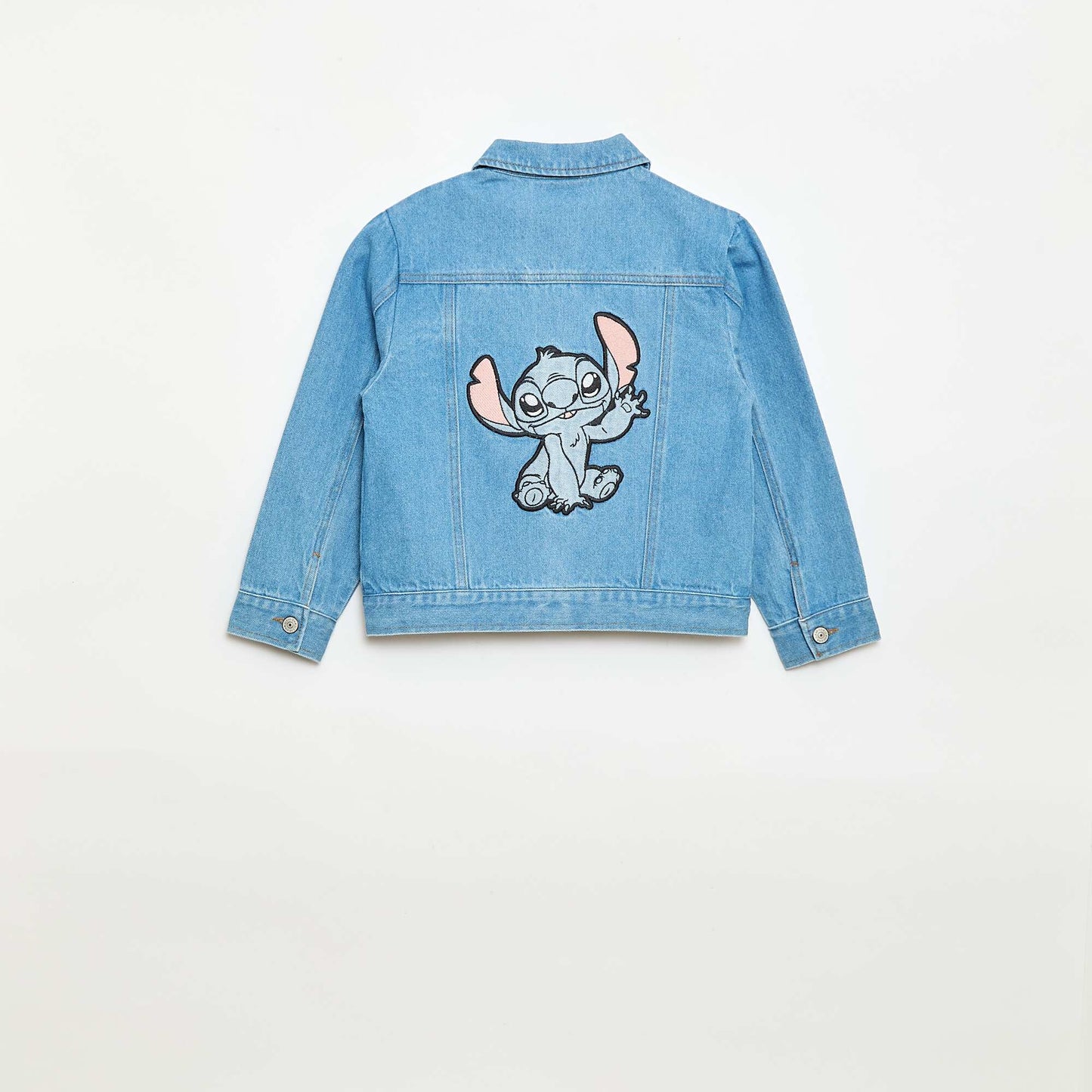 \'Stitch\' button-up denim jacket BLUE