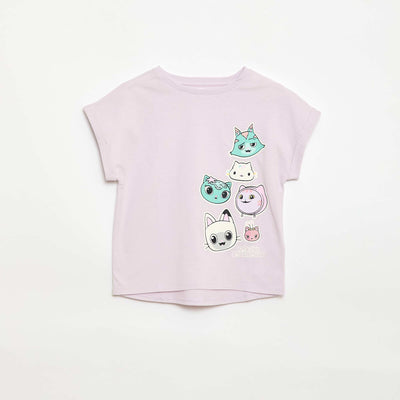 Short-sleeved 'Universal' T-shirt PURPLE