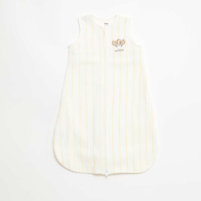 'Disney' 'Simba' Sleeveless Zipped Velvet Sleep Bag WHITE