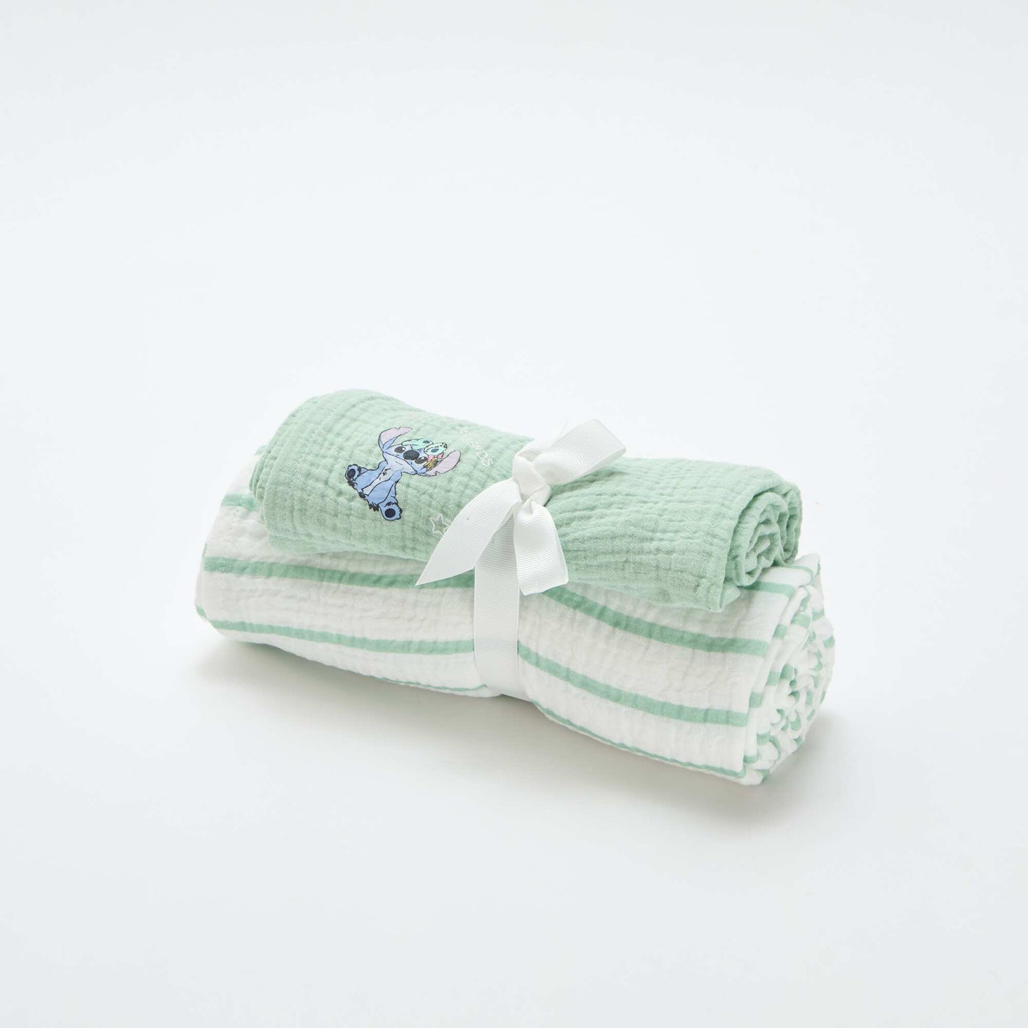 Set of 2 'Disney' Muslin Swaddles GREEN