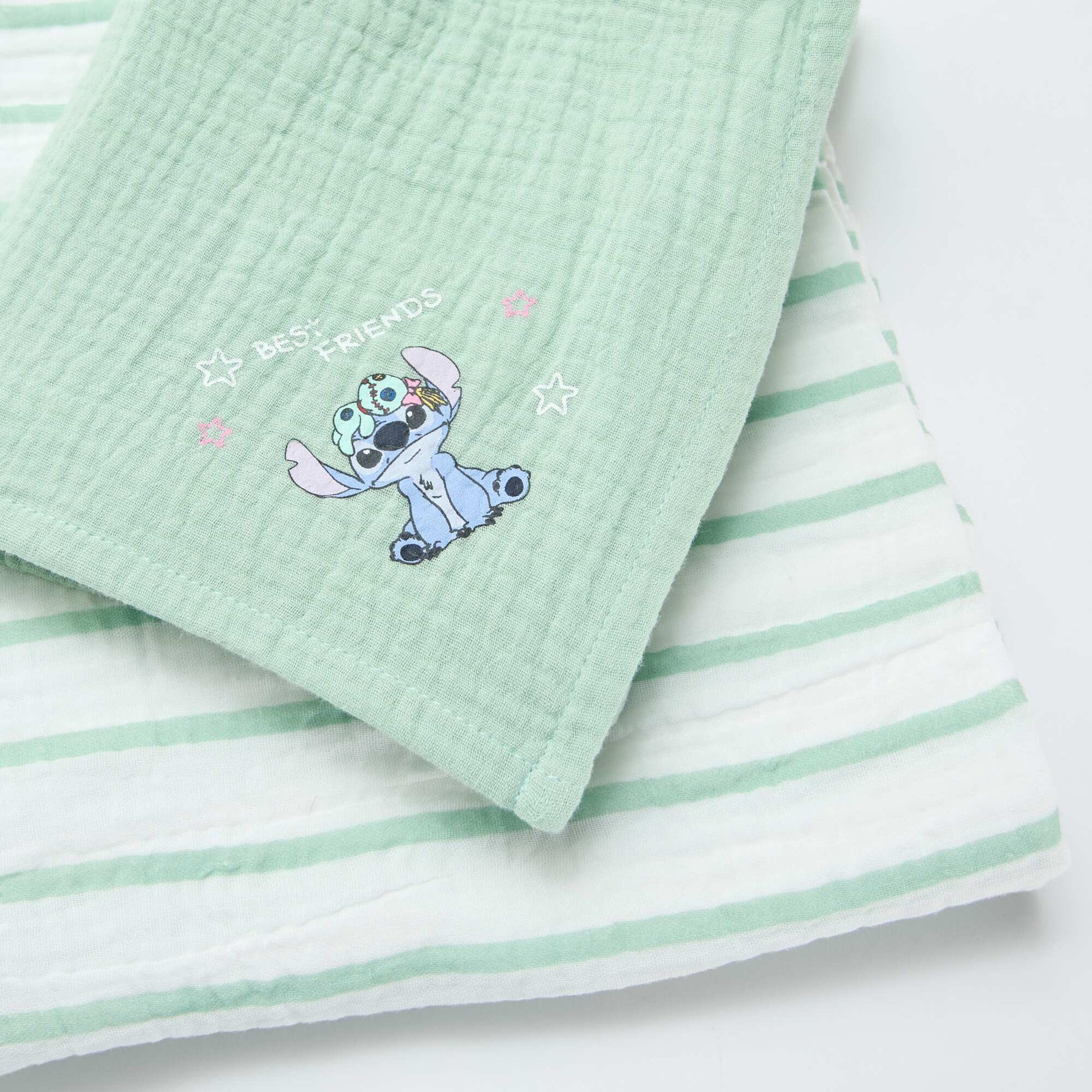 Set of 2 'Disney' Muslin Swaddles GREEN