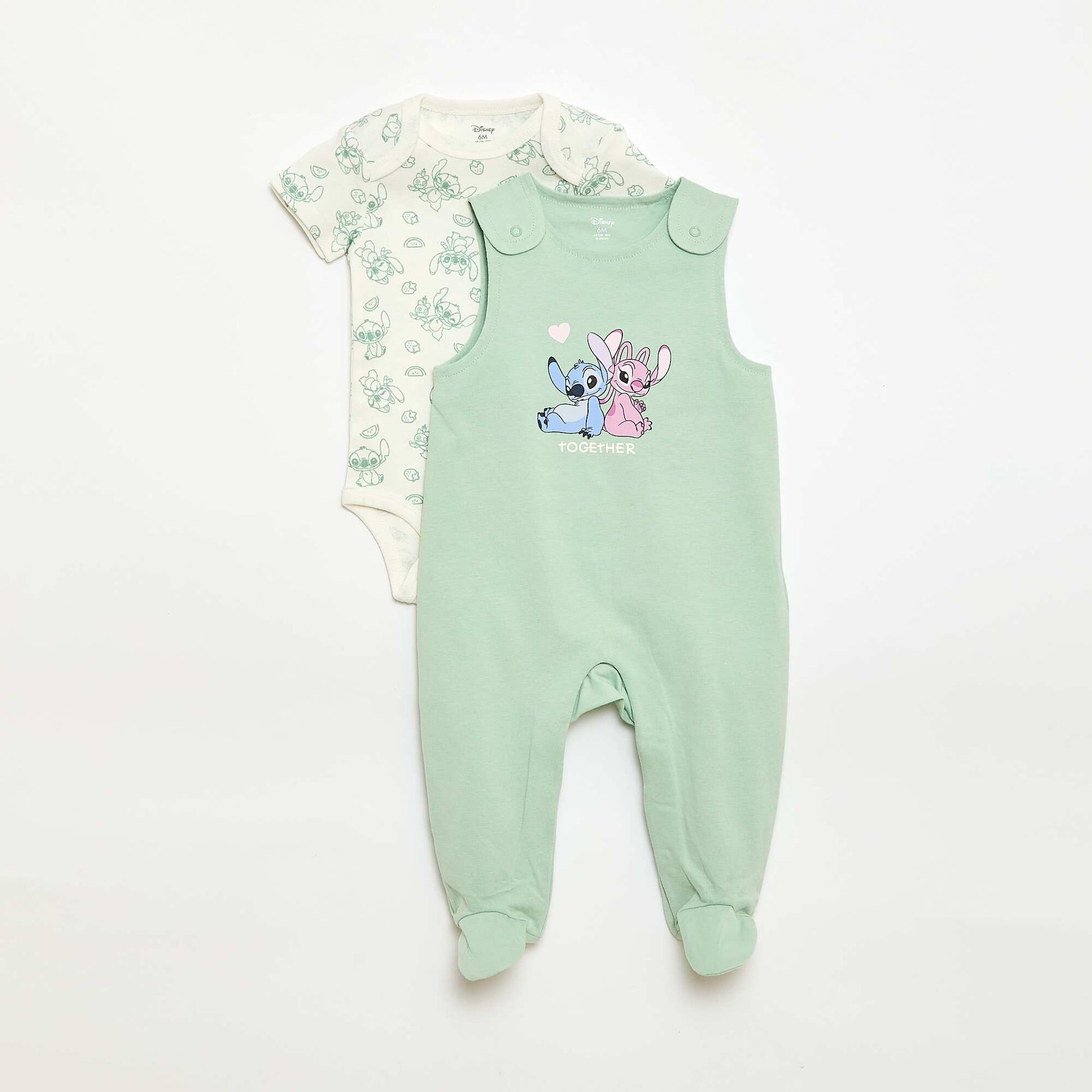 Disney 2-piece sleepsuit and bodysuit set GREEN