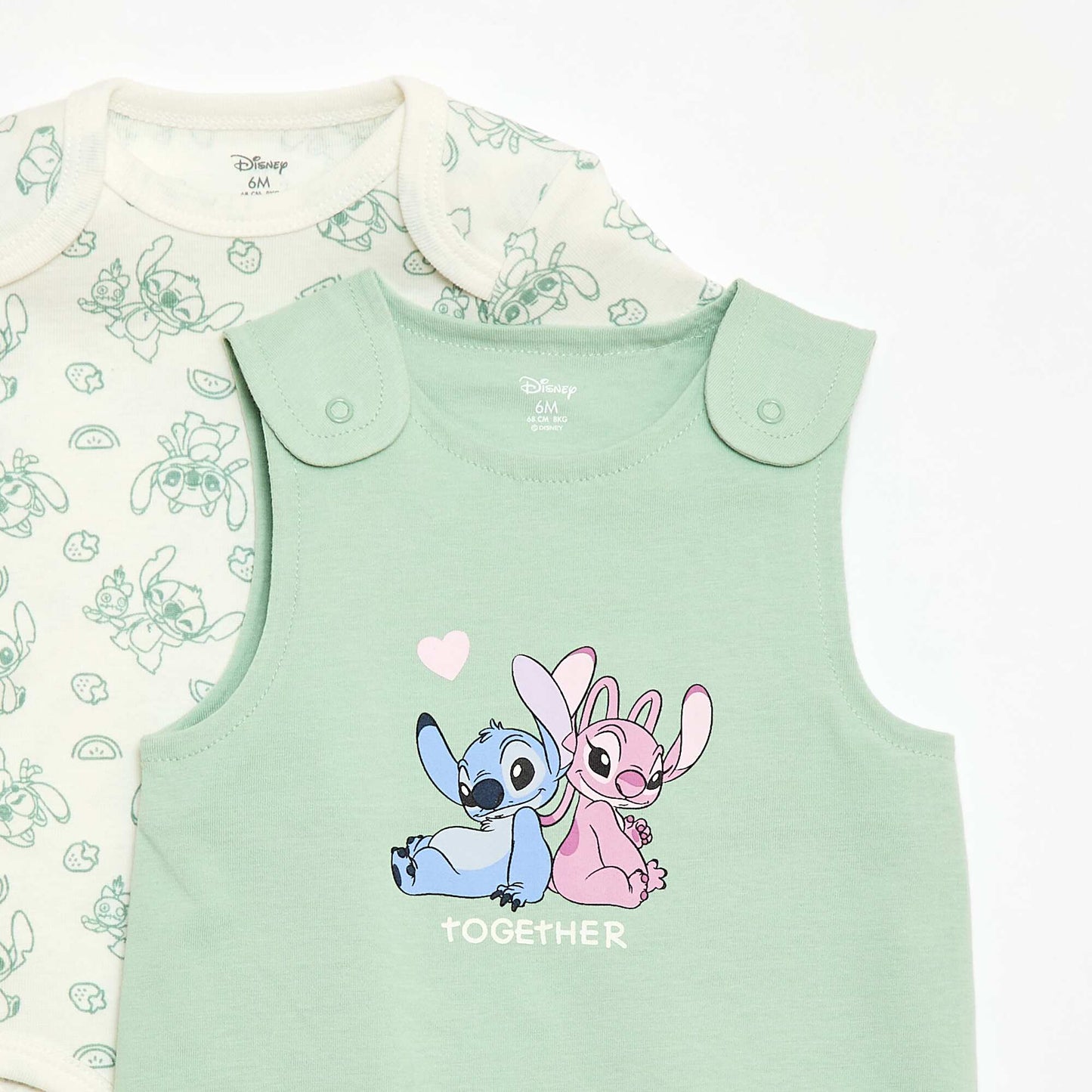 Disney 2-piece sleepsuit and bodysuit set GREEN