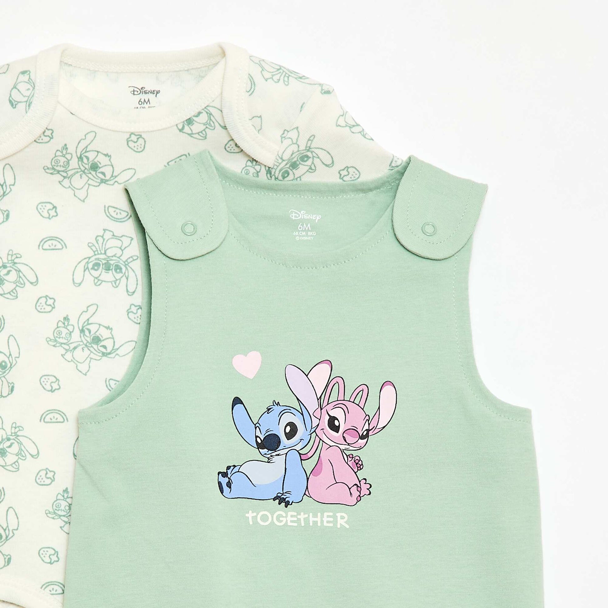 Disney 2-piece sleepsuit and bodysuit set GREEN