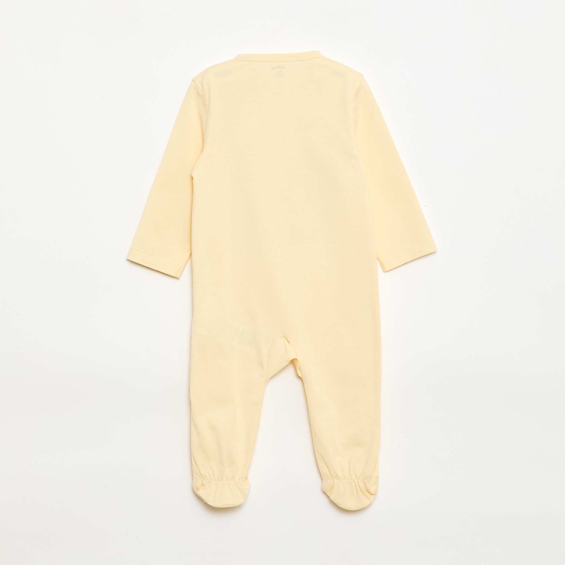 \'Disney\' Cotton Sleepsuit YELLOW