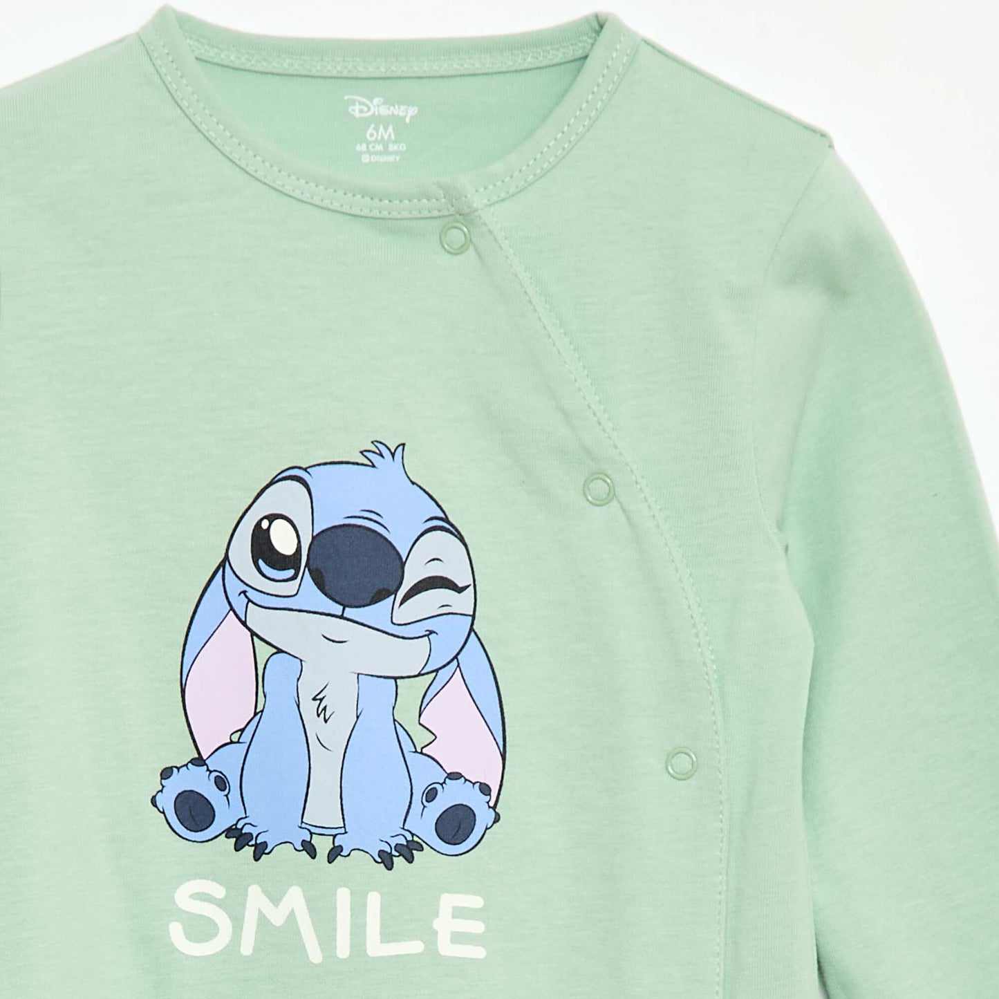 Disney Cotton Baby Sleepsuit GREEN