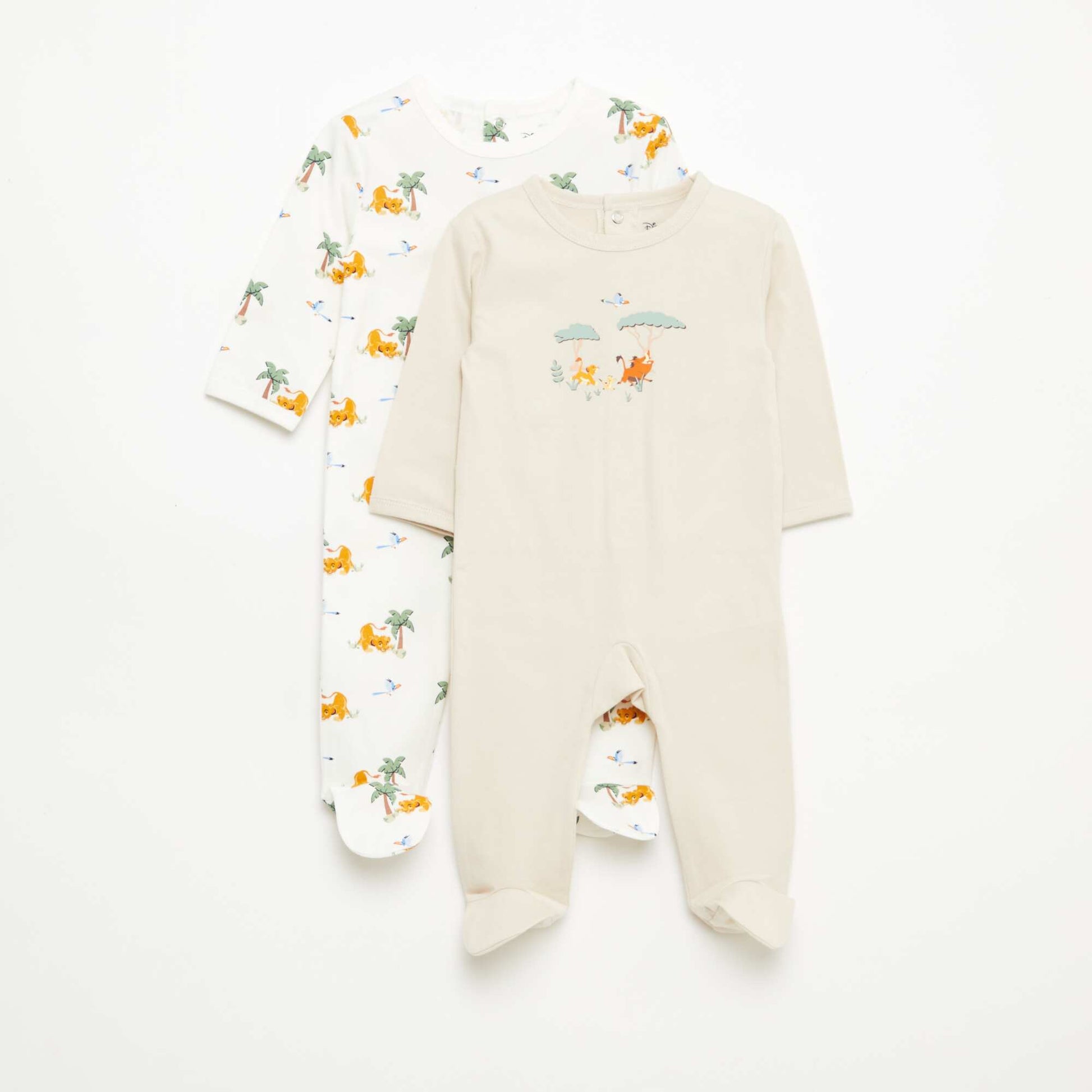 2-pack 'Simba' pyjamas BEIGE