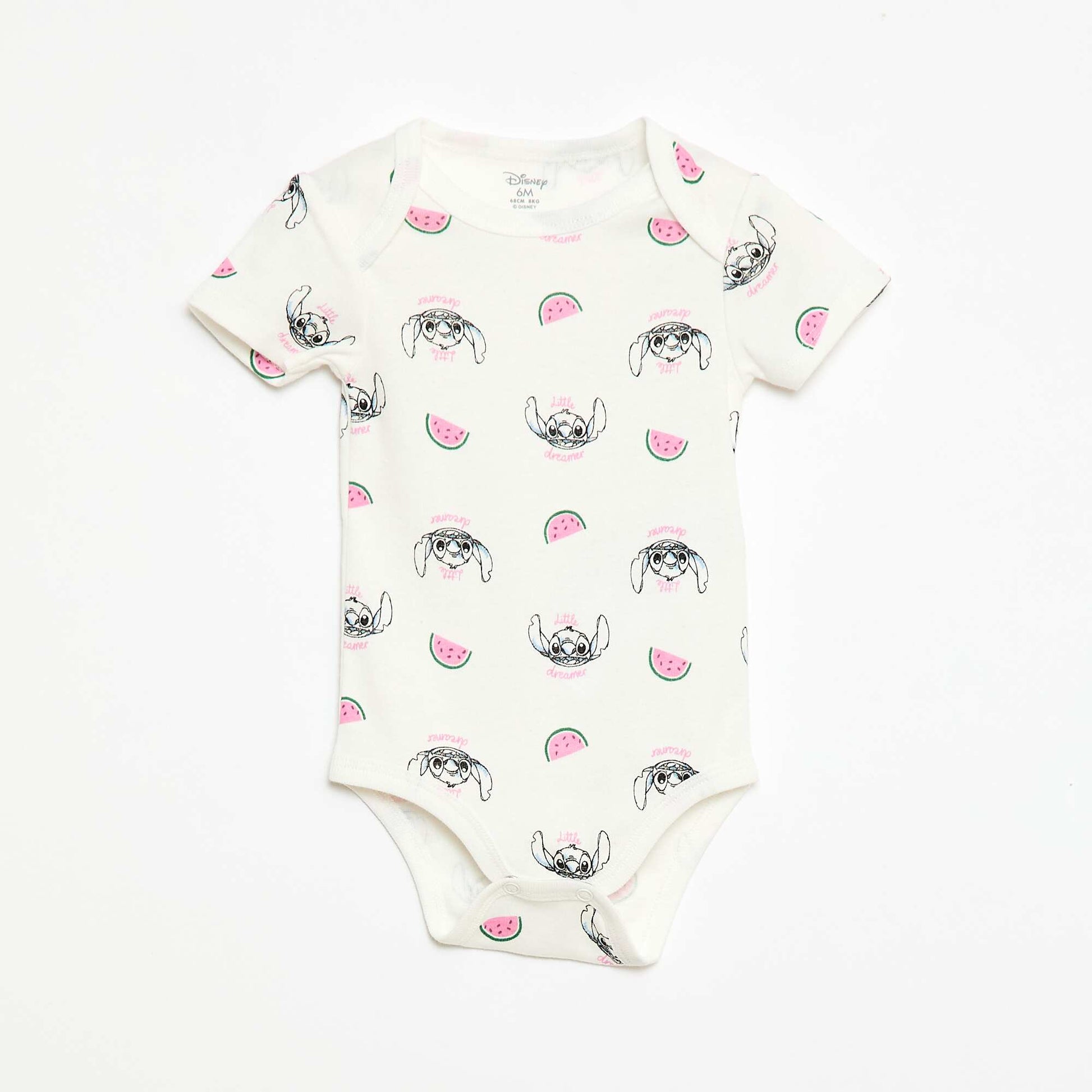 2-Pack 'Disney' 'Stitch' Short-Sleeve Bodysuits BLUE