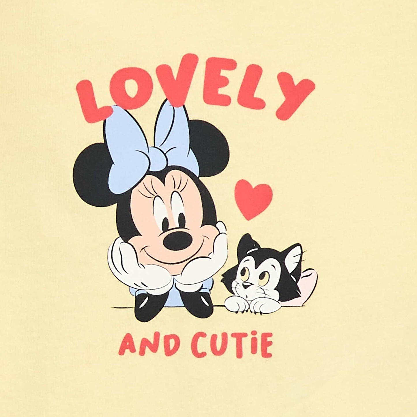 Short-Sleeved 'Disney' 'Minnie' T-Shirt YELLOW