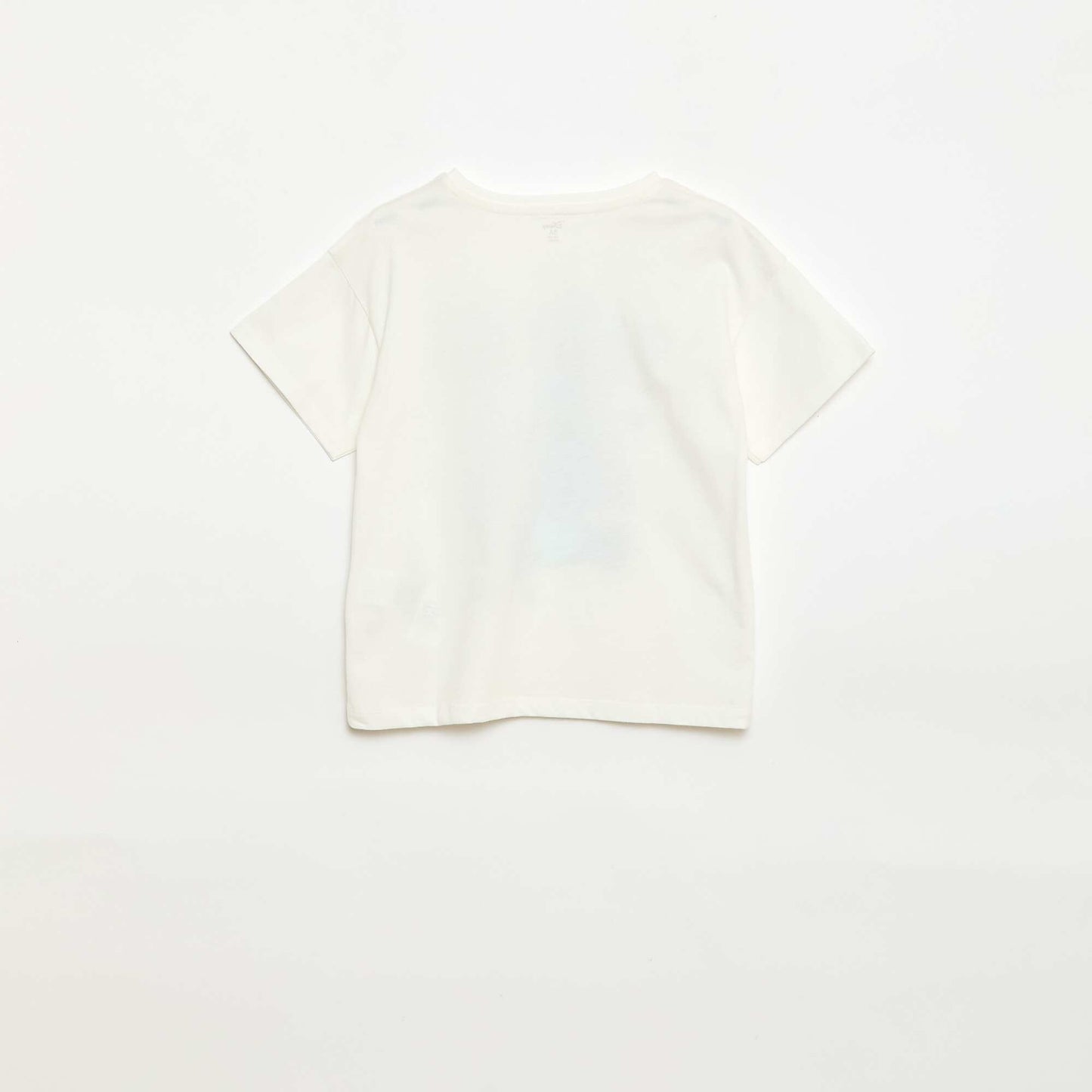 Plain 'Disney' 'Stitch' cotton T-shirt WHITE