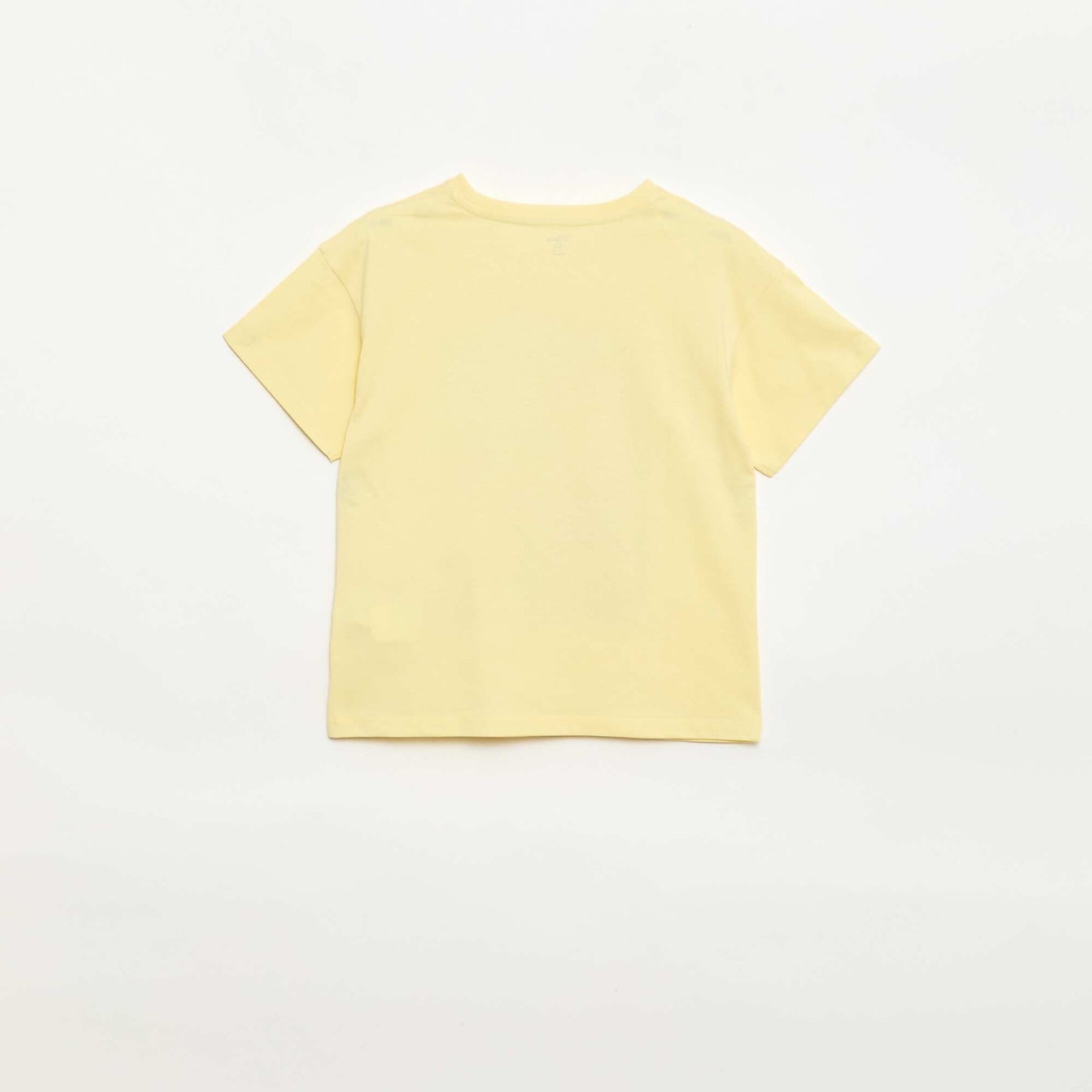 Disney 'Angel' Solid Cotton T-Shirt YELLOW