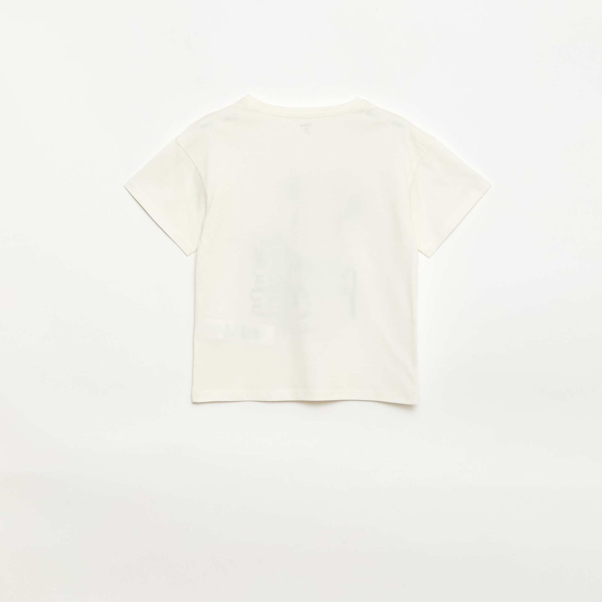 Disney 'Minnie' Solid Cotton T-Shirt WHITE