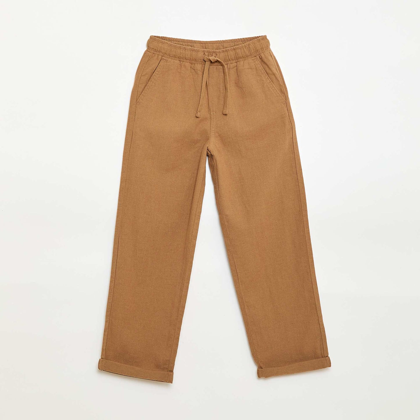 Linen Blend Jogpants BEIGE