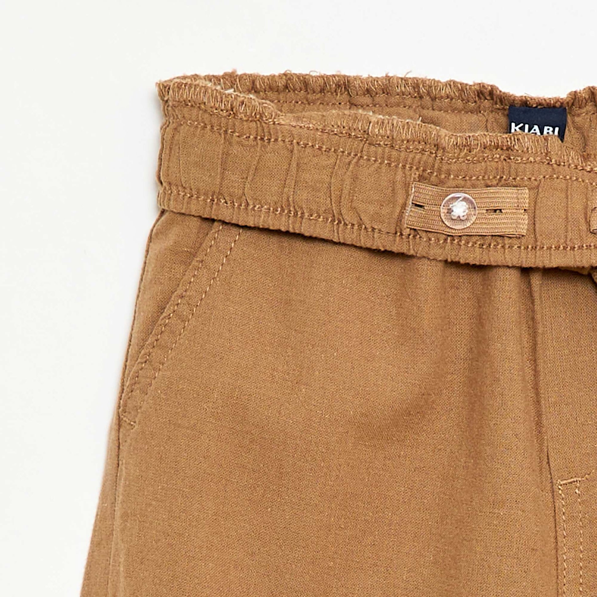 Linen Blend Jogpants BEIGE