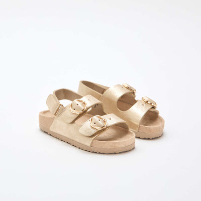 Floral Double Strap Sandals YELLOW