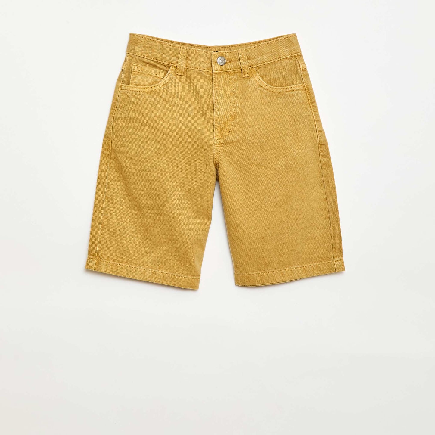 5-Pocket Twill Bermuda Shorts YELLOW