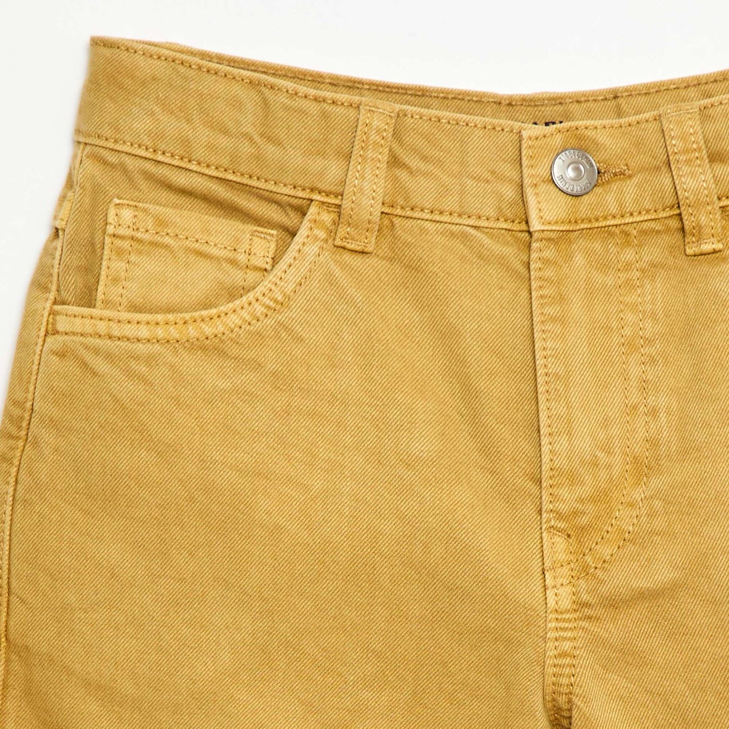 5-Pocket Twill Bermuda Shorts YELLOW