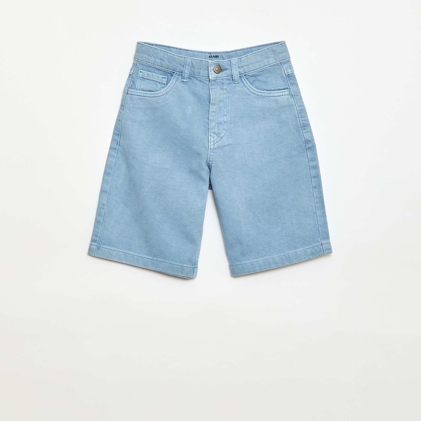 5-Pocket Twill Bermuda Shorts BLUE