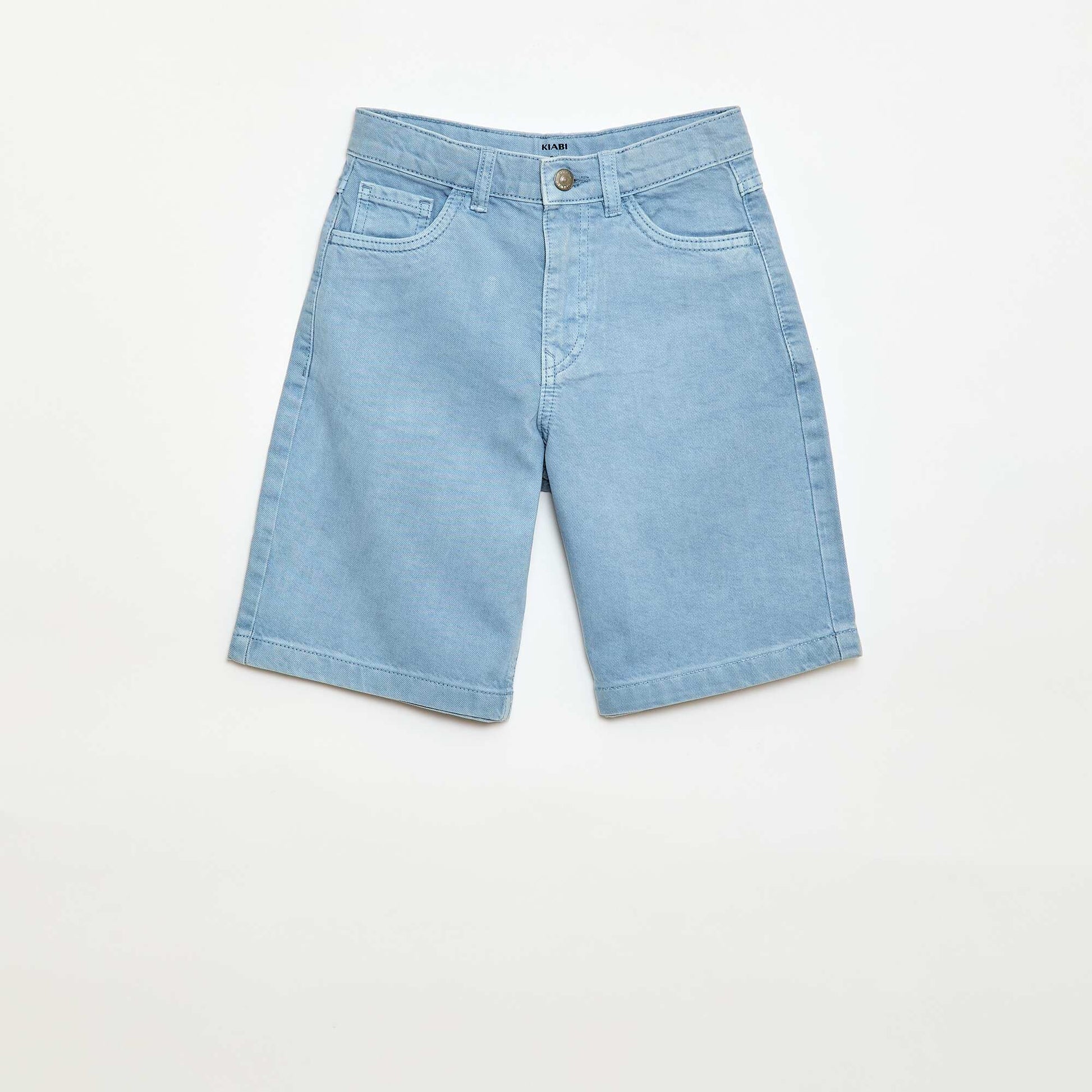 5-Pocket Twill Bermuda Shorts BLUE