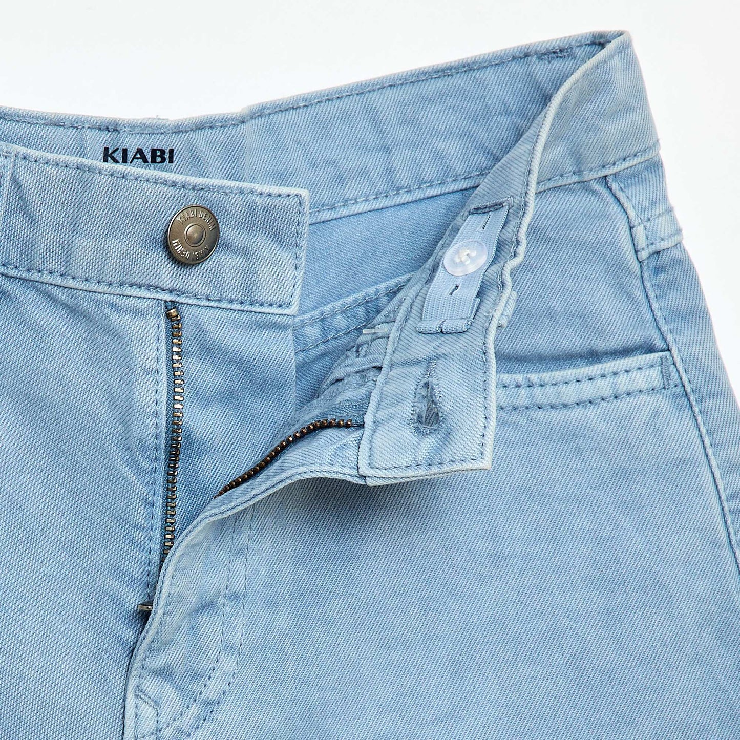 5-Pocket Twill Bermuda Shorts BLUE
