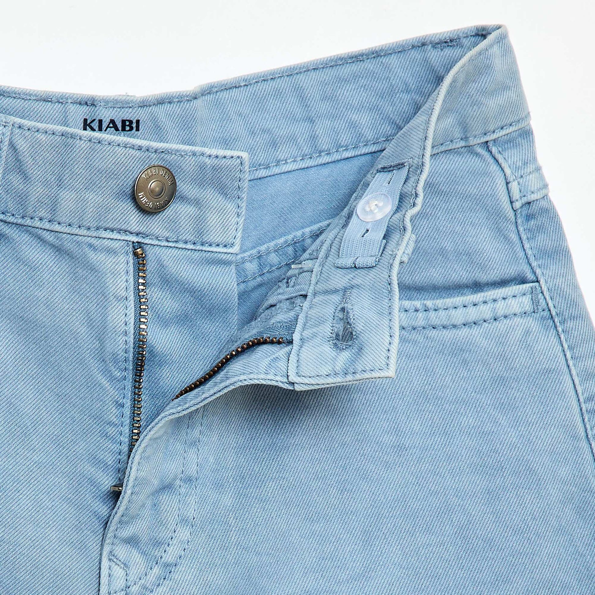 5-Pocket Twill Bermuda Shorts BLUE